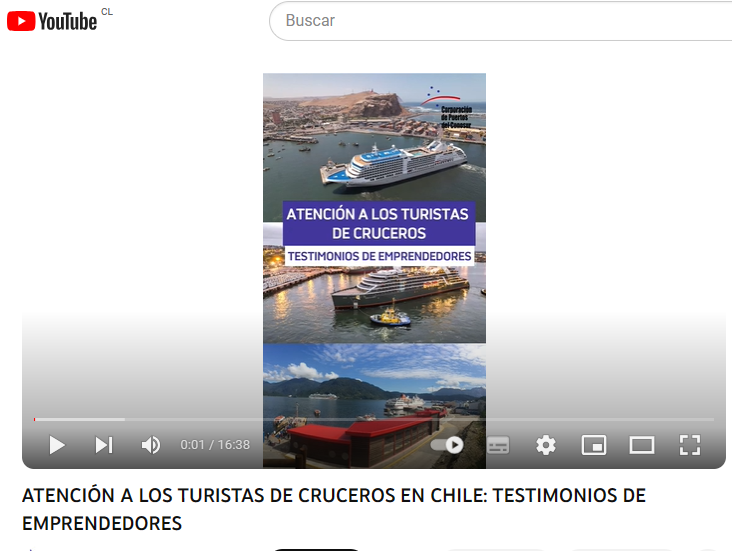 Video atención a los turistas de cruceros en Chile: testimonios de emprendedores